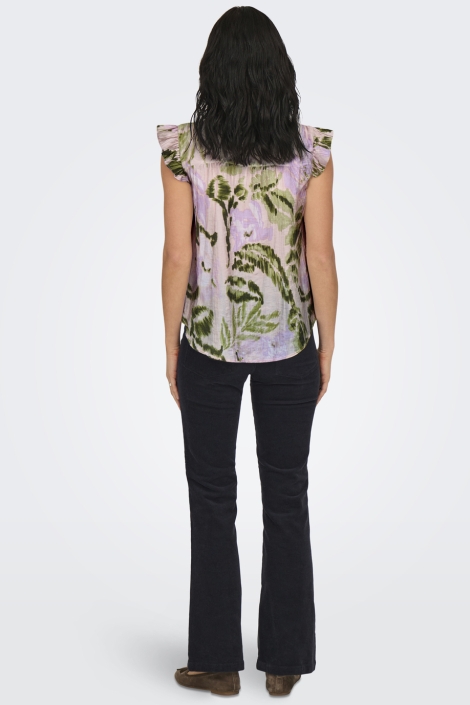 Jacqueline de Yong jdybilly s/l frill top wvn